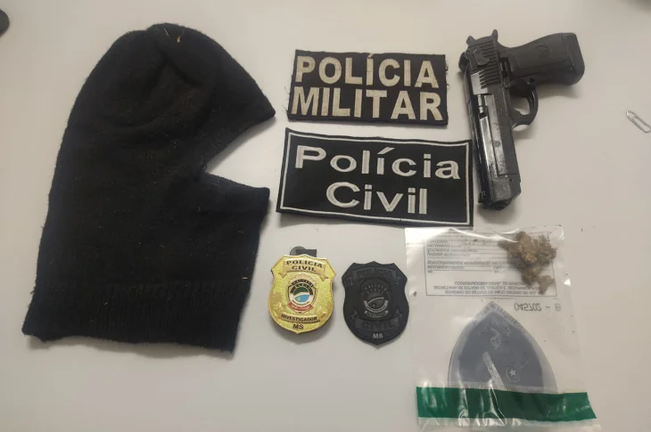 Dupla é presa no momento que realizava assalto a casa lotérica de Santa Rita do Pardo