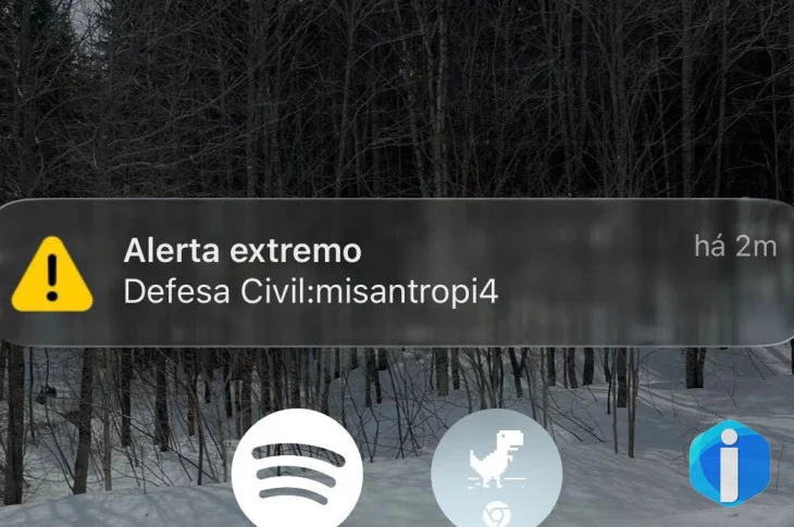 Falso alerta da Defesa Civil atingiu cerca de 30 milhões em 8 estados