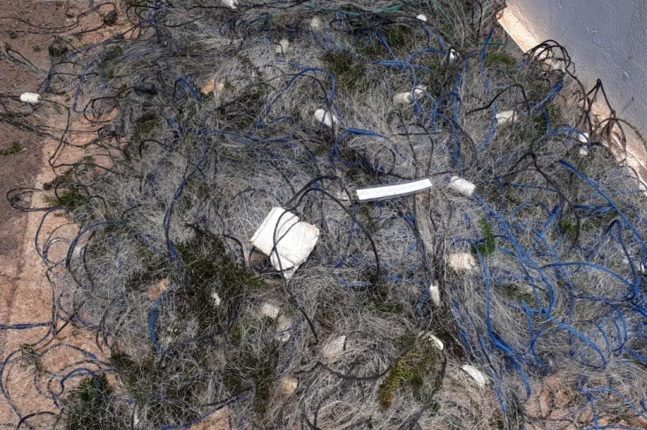 Fiscalização apreende 1.500 metros de redes de pesca armadas irregularmente no Rio Paraná