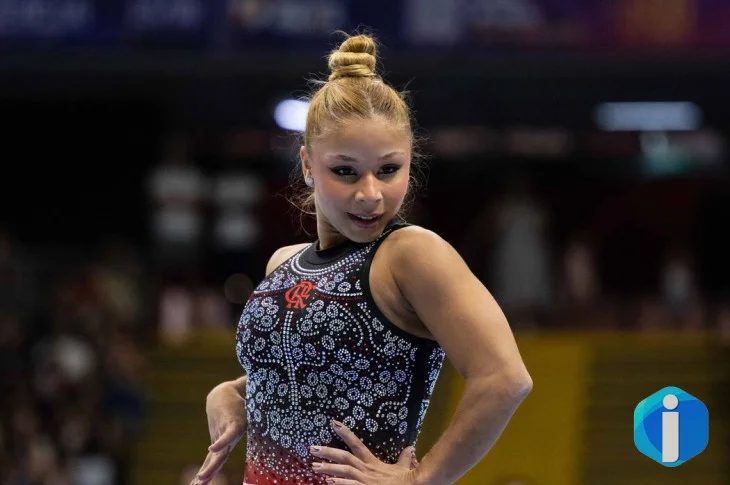 Flávia Saraiva fatura ouro na trave e no solo no Campeonato Brasileiro