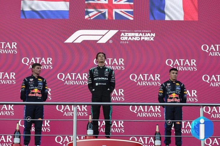 Fórmula 1: Russell supera Verstappen por 0.1s e vence GP do Azerbaijão