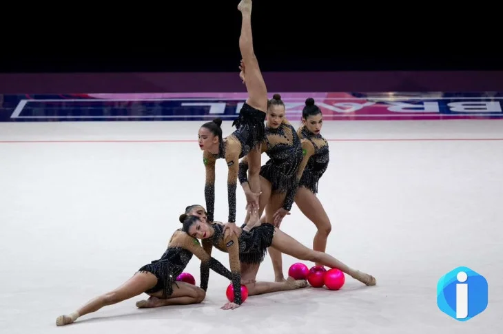 Ginástica rítmica: Brasil é bronze e garante vaga em Los Angeles 2028