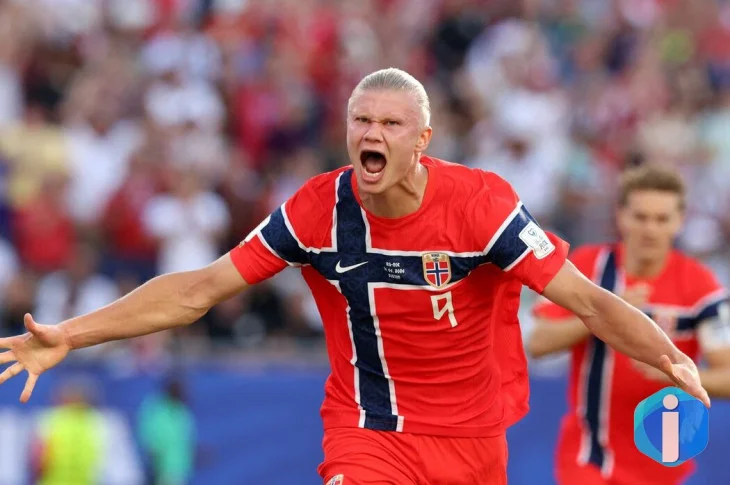 Haaland brilha e Noruega goleia Iraque em seu retorno à Copa do Mundo