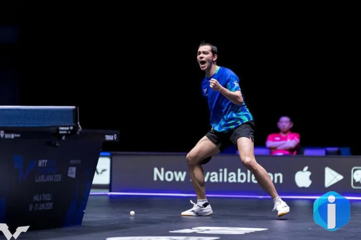 Hugo Calderano cai na final e perde chance do tri no WTT da Eslovênia