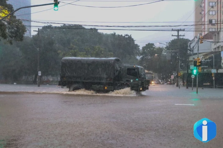 Inmet alerta para grande perigo de tempestade no Sul do país