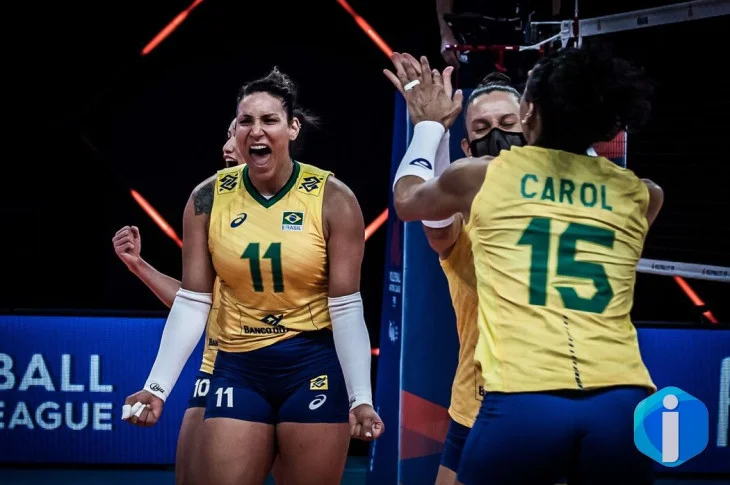 Invicto, Brasil encara campeãs olímpicas na Liga das Nações de Vôlei