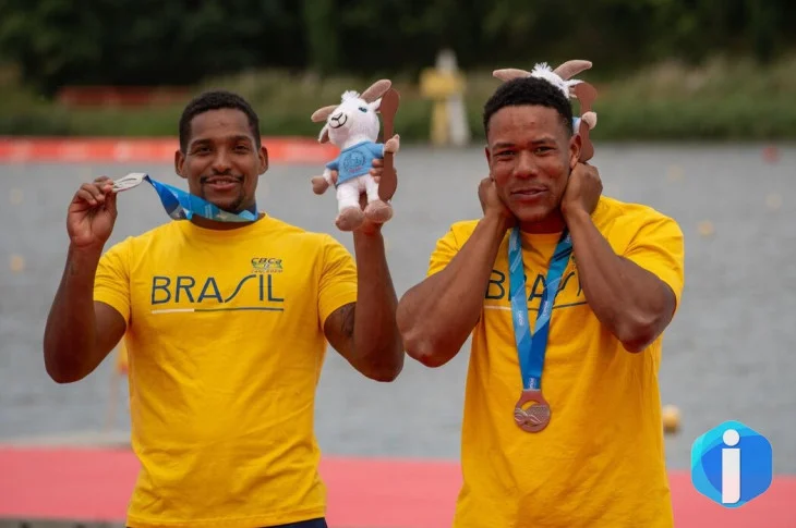 Jacky Godmann e Gabriel Nascimento são prata no Mundial de Canoagem