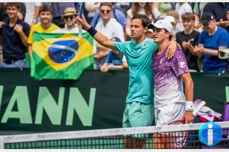 João Fonseca fica com o vice na chave de duplas do ATP 500 de Halle