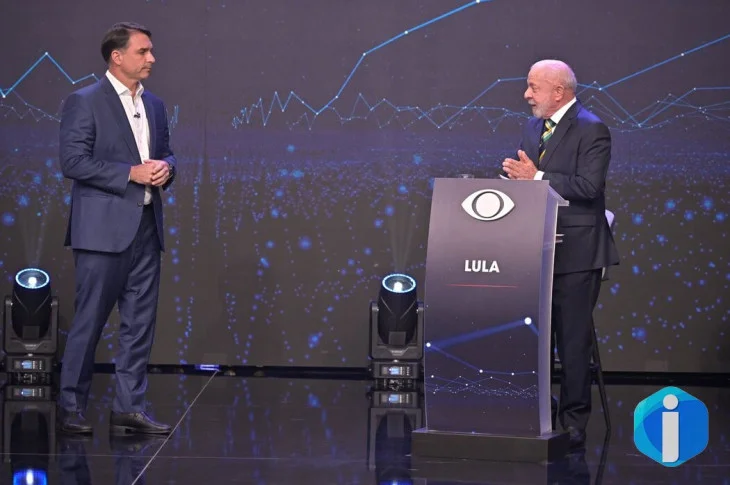 Lula e Flávio fazem primeiro debate das eleições na TV Band