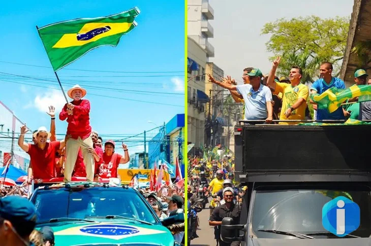 Lula faz comício em Natal e Flávio participa de moto-carreata no Rio