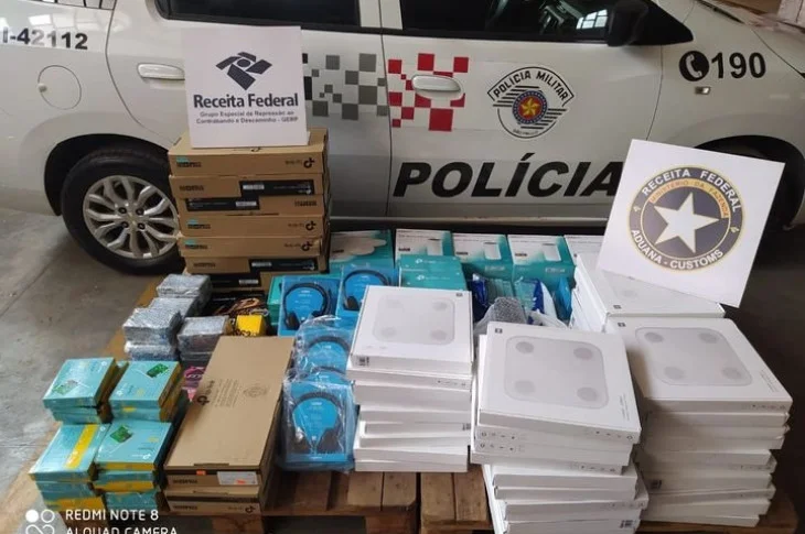Mercadorias de contrabando e descaminho são apreendidas em Presidente Venceslau