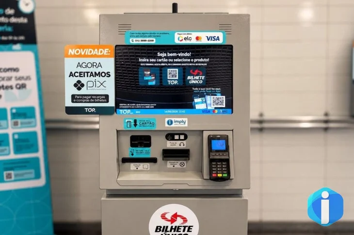 Metrô de São Paulo amplia uso do Pix no autoatendimento