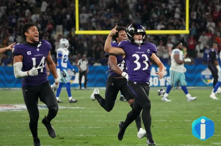 No último segundo, Baltimore Ravens batem Dallas Cowboys no Rio