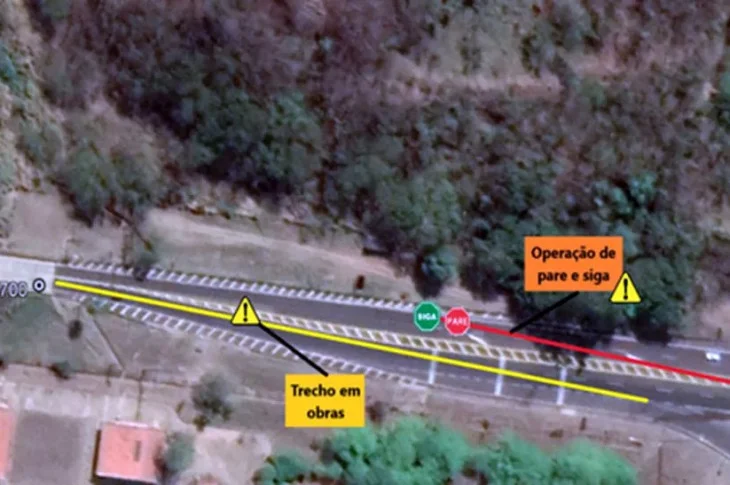 Obras alteram tráfego de veículos neste domingo na divisa entre os estados de SP e MS
