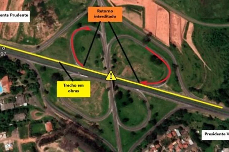 Obras na Raposo Tavares interditam alças em Santo Anastácio
