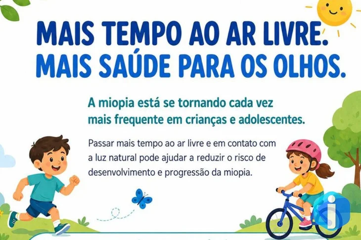 Oftalmologistas alertam para uso de telas e a miopia em crianças