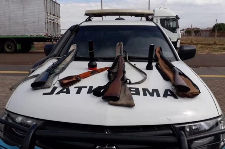 Pai e filho são presos por caça de ave silvestre em Bataguassu