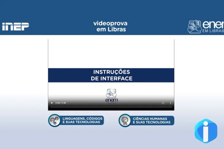 Plataforma Enem Libras ganha atualização com provas de 2017 a 2025