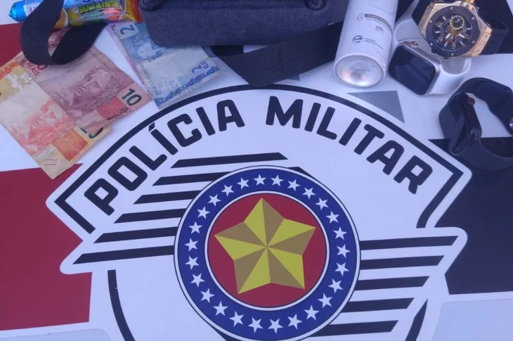 PM prende dupla por furto em estabelecimento comercial em avenida de Presidente Epitácio
