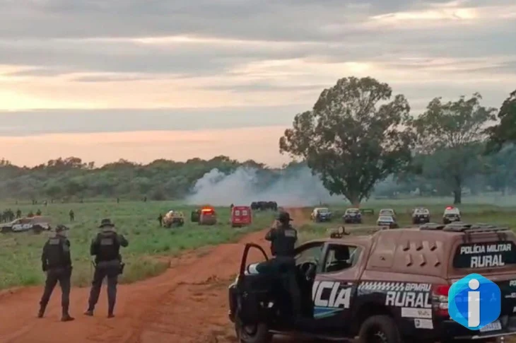 Polícia confronta indígenas que buscam retomar território no MS