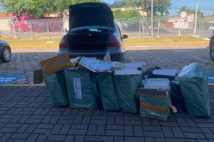 Polícia Militar apreende mais de 2.200 relógios contrabandeados em Presidente Venceslau
