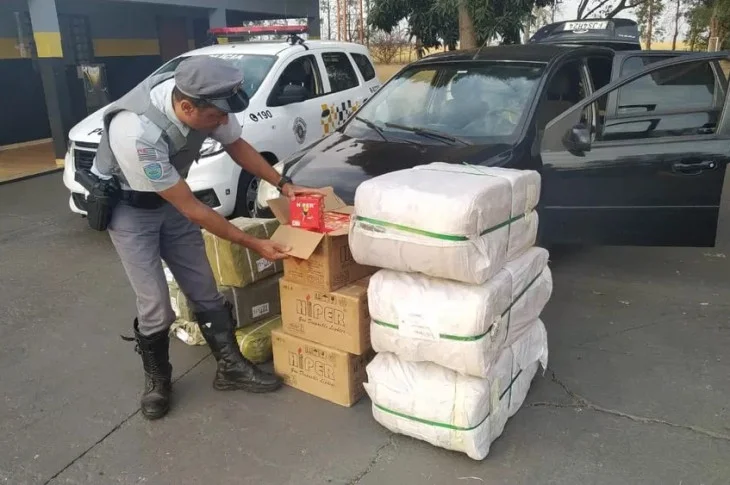 Polícia Rodoviária apreende mercadorias de origem estrangeira e sem documentação fiscal em Epitácio