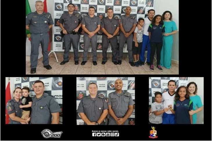 Policiais Militares são homenageados em Presidente Venceslau