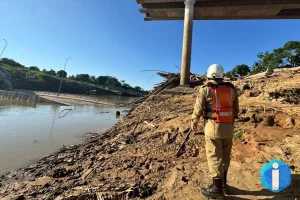 Ponte de R$ 36 milhões desaba e deixa quatro feridos no Acre