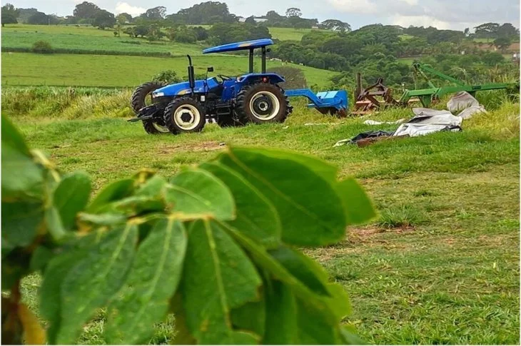pós acidente com trator, homem morre na zona rural de Regente Feijó