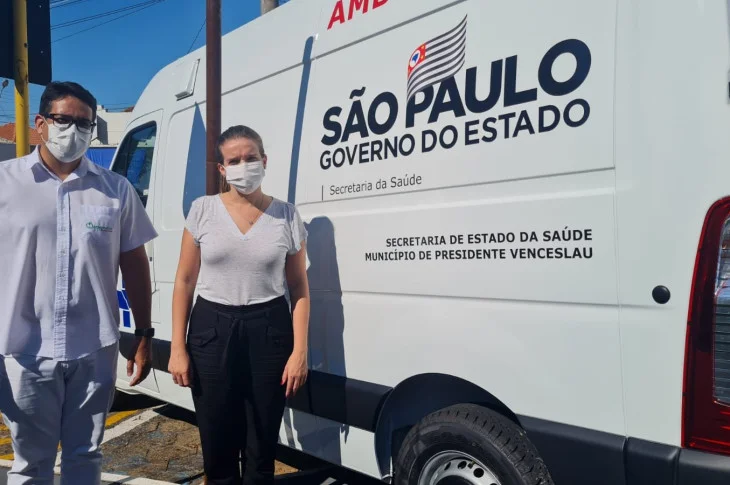 Prefeitura de Presidente Venceslau apresenta ambulância semi-UTI