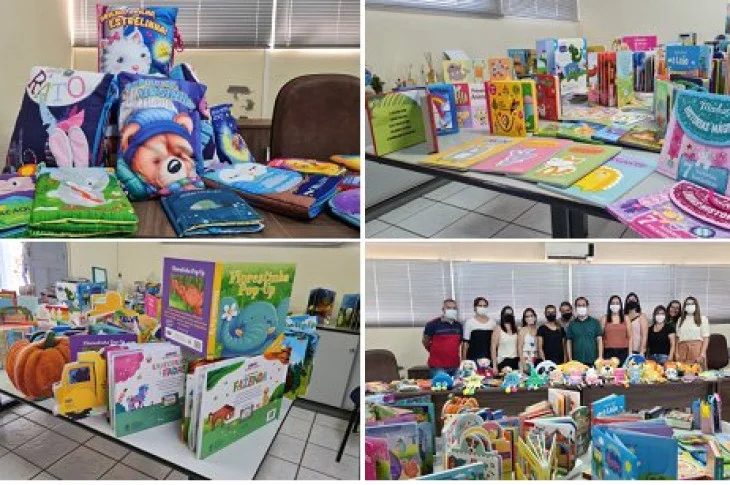 Prefeitura de Presidente Venceslau entrega bibliotecas infantis para creches por meio da Secretaria de Educação