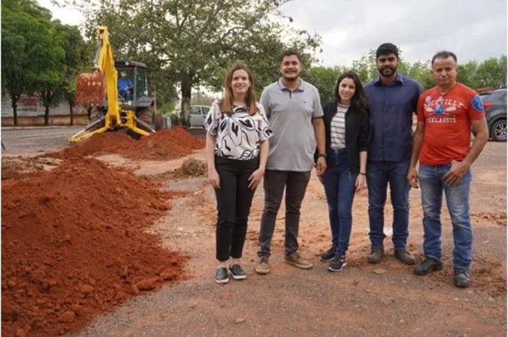 Prefeitura de Presidente Venceslau inicia trabalhos para construção de muro no terreno do Cemitério Municipal