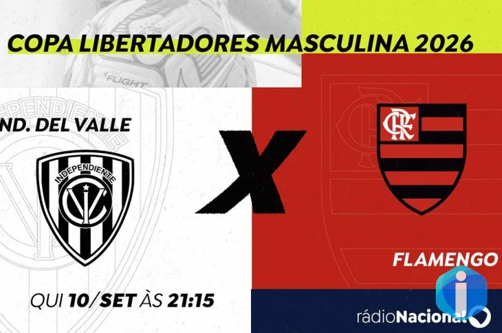 Rádio Nacional transmite Independiente del Valle x Flamengo