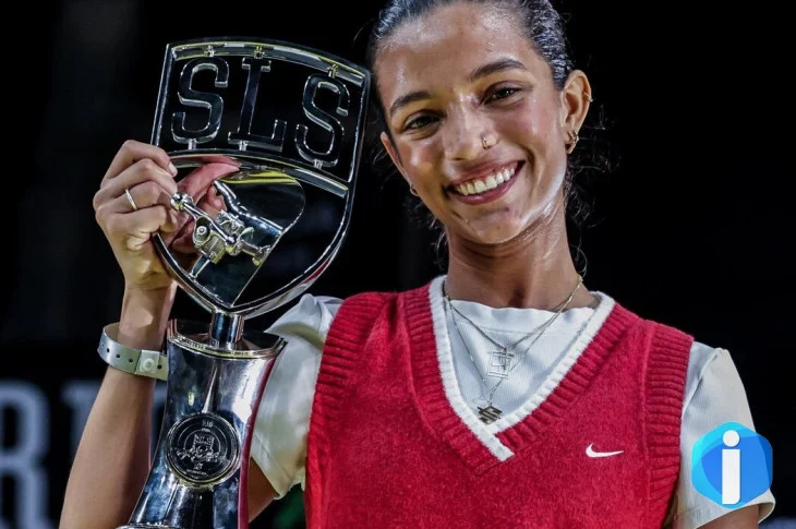 Rayssa é campeã da etapa carioca da Liga Internacional de Skate Street