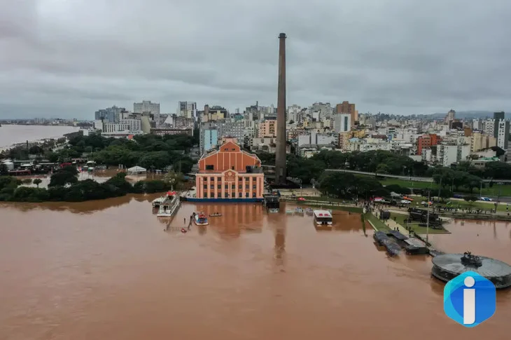 Rio Guaíba pode atingir cota de alerta até sexta-feira em Porto Alegre