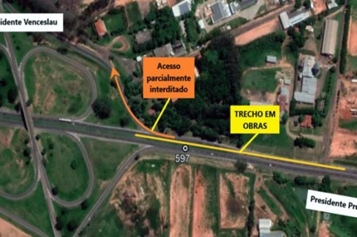 Rodovia Raposo Tavares tem obras no pavimento em  Santo Anastácio