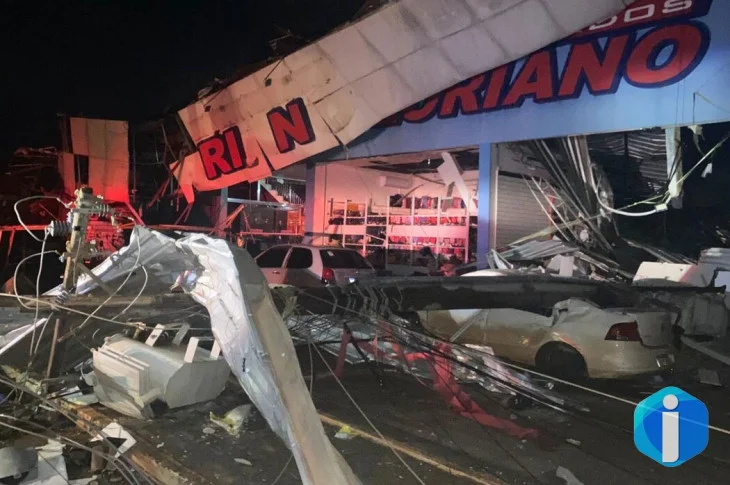 RS: Defesa Civil confirma uma morte e cinco feridos após ciclone bomba
