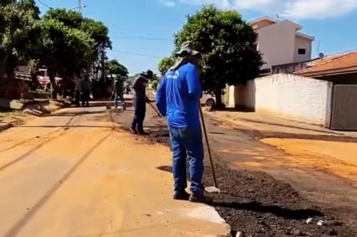 Rua no Jardim Eldorado recebe recuperação após obras