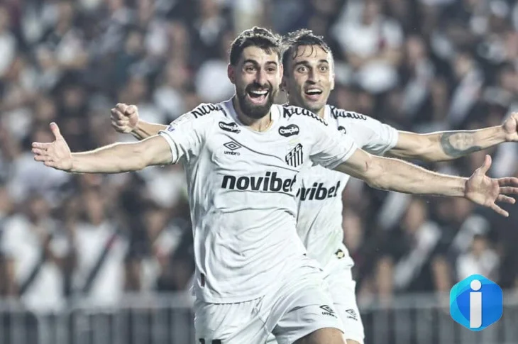 Santos desencanta no 2º tempo e atropela o Vasco pelo Brasileirão