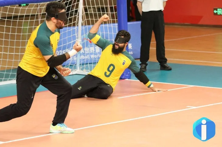 Seleção brasileira masculina vai à semifinal do Mundial de goalball
