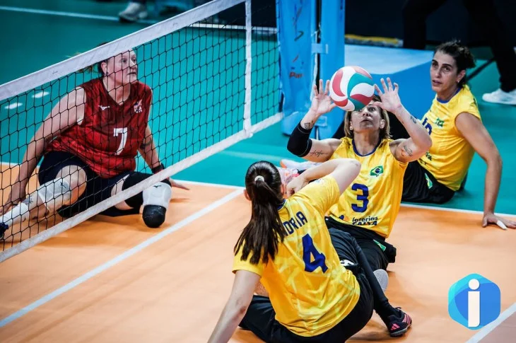 Seleção feminina perde e fica com o vice no Mundial de Vôlei Sentado
