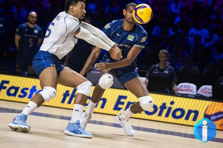 Seleção masculina perde e pode dar adeus à Liga das Nações de vôlei