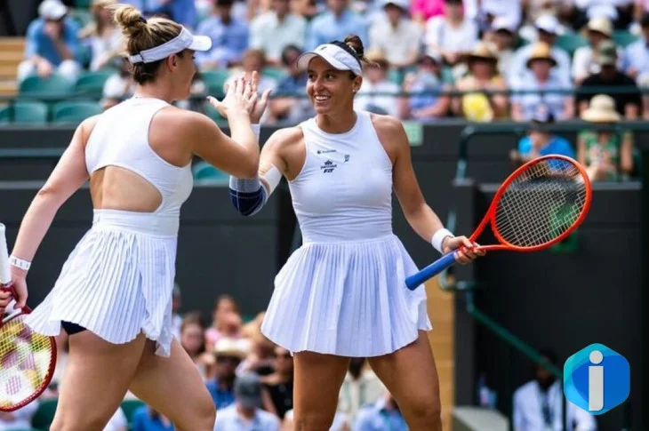 Stefani avança pela 1ª vez à final de duplas femininas de Wimbledon