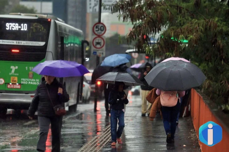 Sudeste pode ter grande volume de chuva nesta quarta-feira