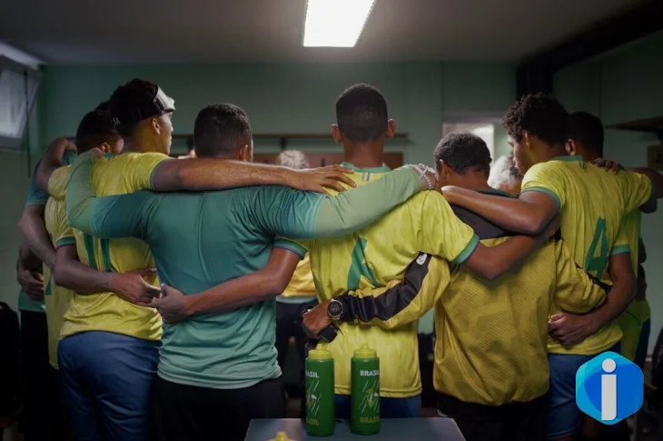 Também penta, seleção de futebol de cegos terá filme exibido nos EUA