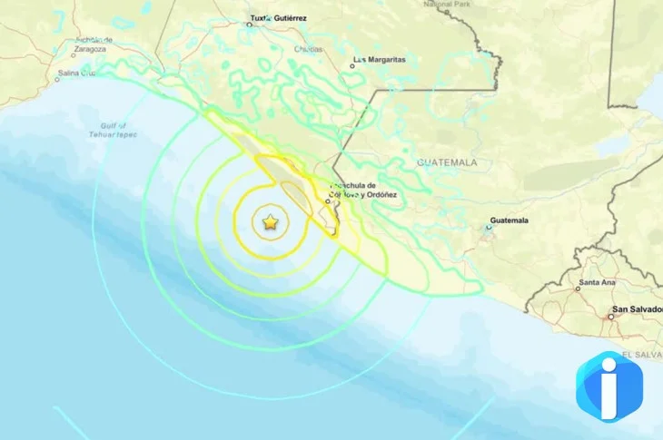 Terremoto de magnitude 7,4 atinge Puerto Madero, no México