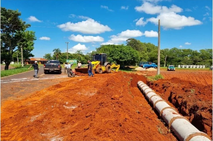 Trecho da avenida Carlos Platzeck, é interditado para obras de bacia seca no Residencial da Faive