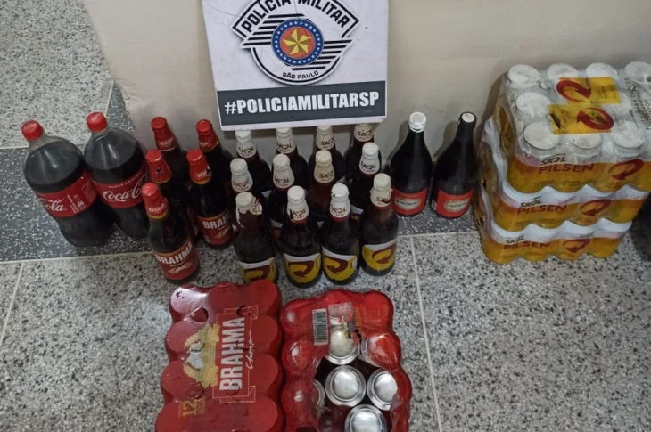 Três pessoas são presas após furtarem bebidas de lanchonete atingida por incêndio em Tupi Paulista