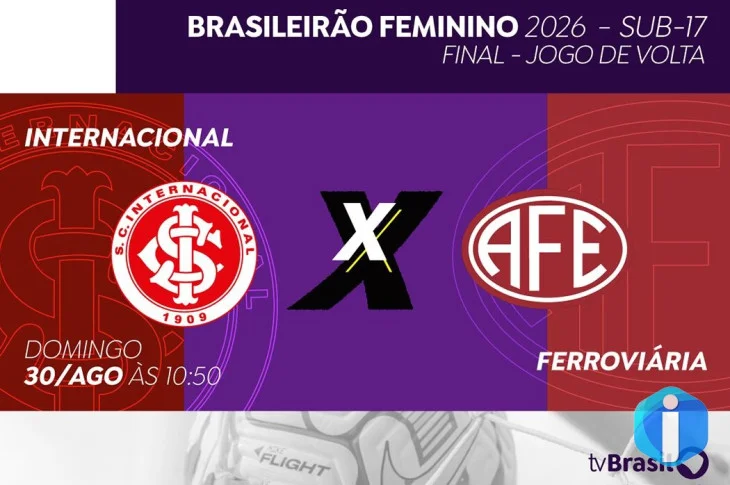 TV Brasil exibe final do Brasileirão Feminino Sub-17 neste domingo