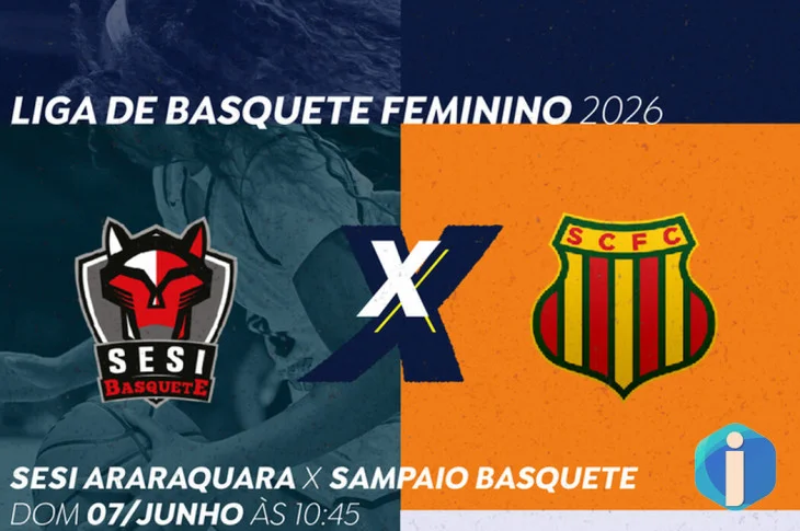 TV Brasil transmite Sesi Araraquara x Sampaio Basquete neste domingo